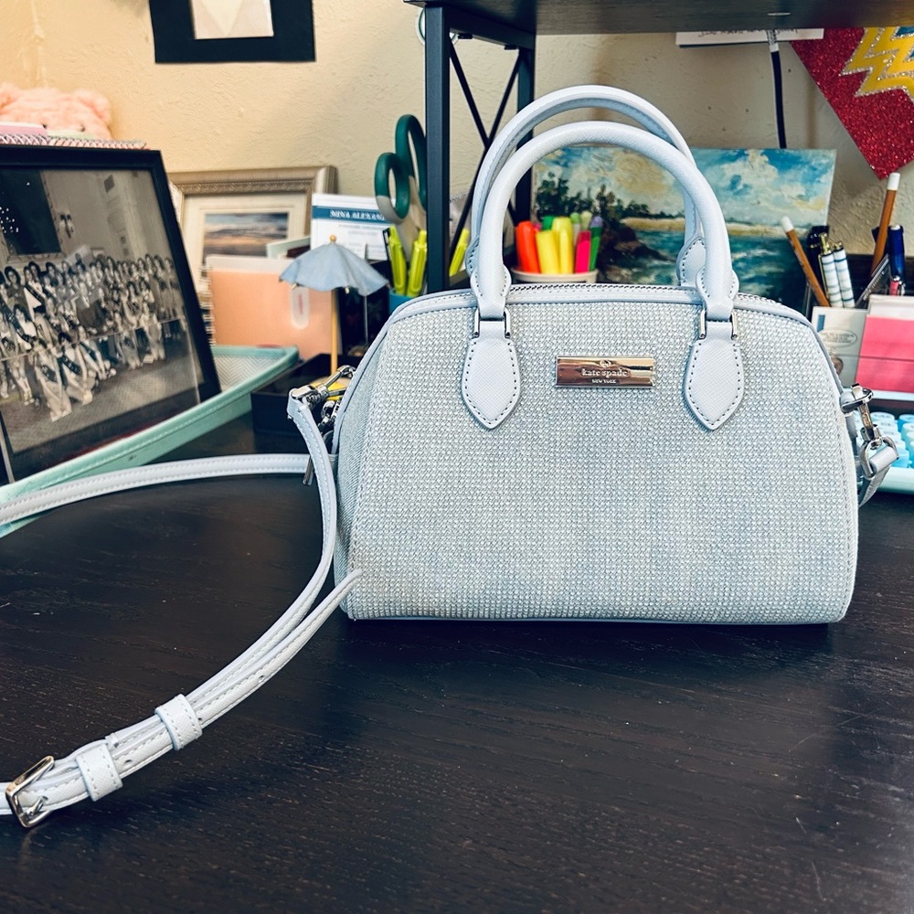 ♠️Kate Spade NWOT Madison Denim Sparkle Crossbody Bag!♠️ - Picture 7 of 8